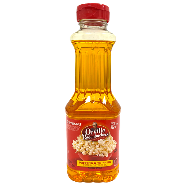 Orville Redenbacher's Popping & Topping Buttery Flavoured Oil 473ml