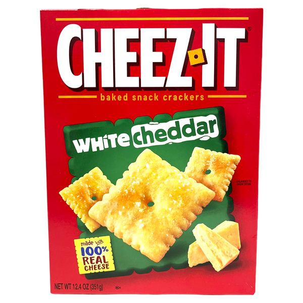Cheez-It White Cheddar Baked Snack Crackers 351g sold by American Grocer in the UK