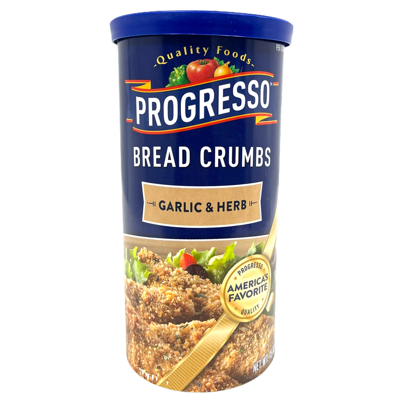 Progresso Garlic & Herb Bread Crumbs 425g (Best Before Date 24/12/2023)