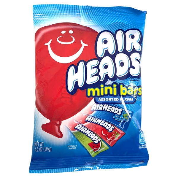 Airheads Mini Bars Assorted Flavours Candy 119g sold by American Grocer in the UK