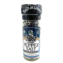 Celtic Sea Salt Organic Pepper Salt Refillable Built-in Grinder 76g  sold by American Grocer in the UK