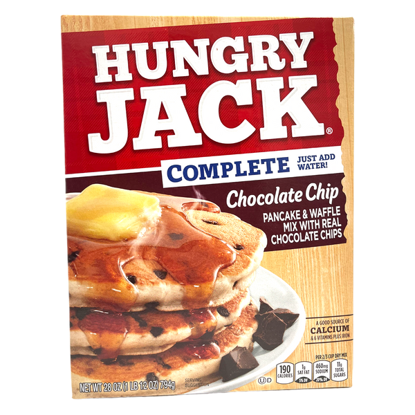 Hungry Jack Complete Chocolate Chip Pancake & Waffle Mix 794g