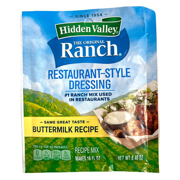 Hidden Valley Original Restaurant Style Buttermilk Recipe Dressing Mix 11g(Best Before Date 14/05/2025)