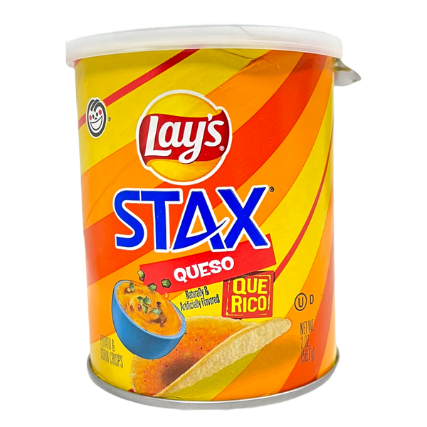 Lay's Stax Queso Que Rico Potato & Corn Chips 56.7g