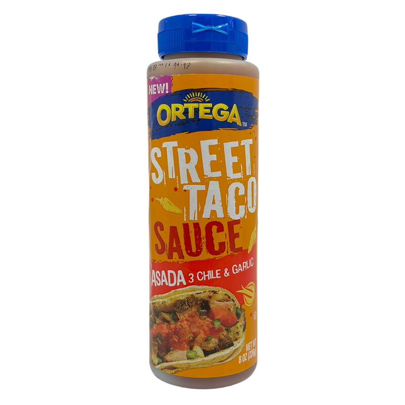Ortega Street Taco Asada 3 Chilli & Garlic Sauce 226g