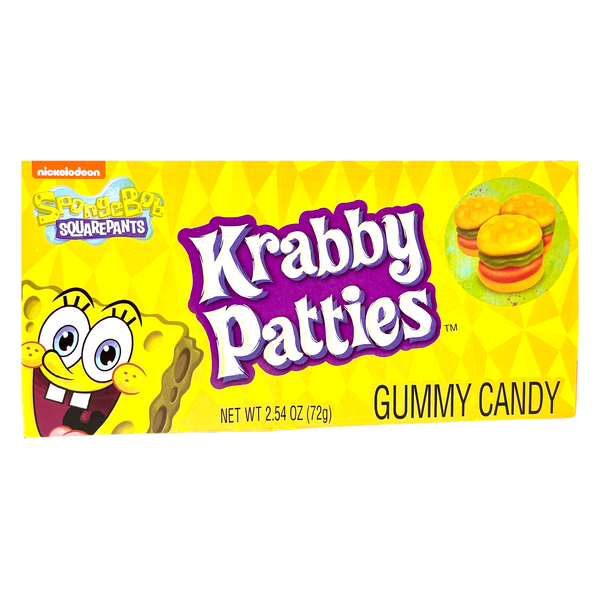 Spongebob Squarepants Krabby Patties Original Gummy Candy 72g