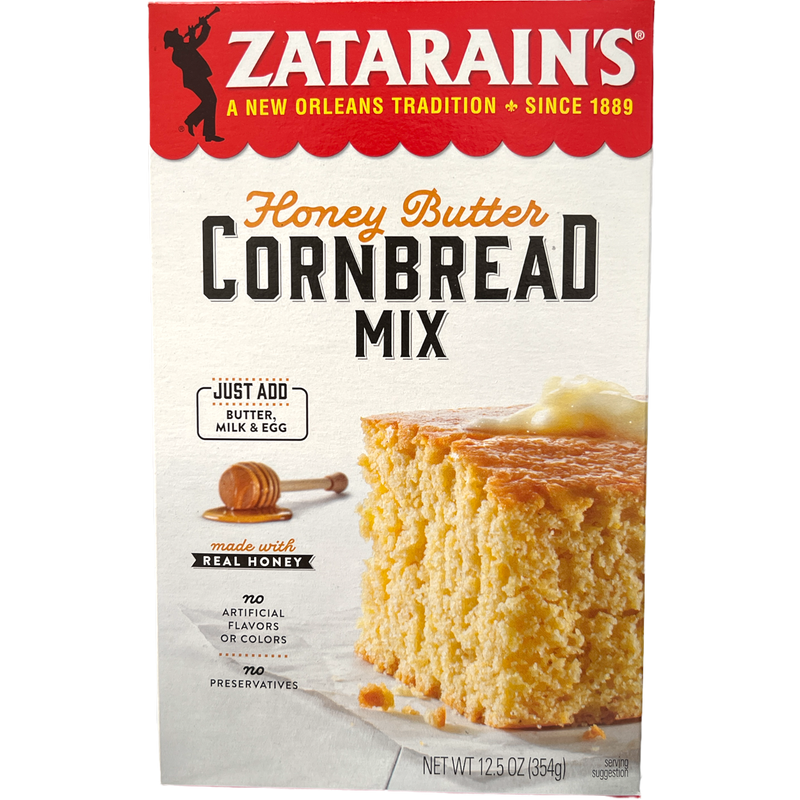 Zatarain's Honey Butter Cornbread Mix 354g