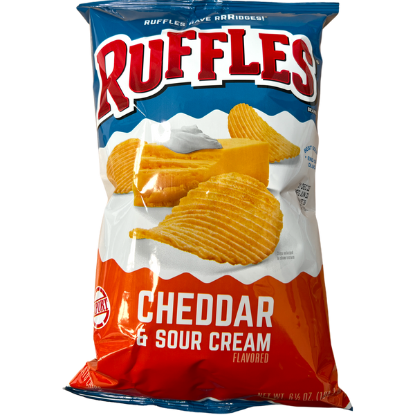 Ruffles Sour Cream & Cheddar Potato Chips 184.2g