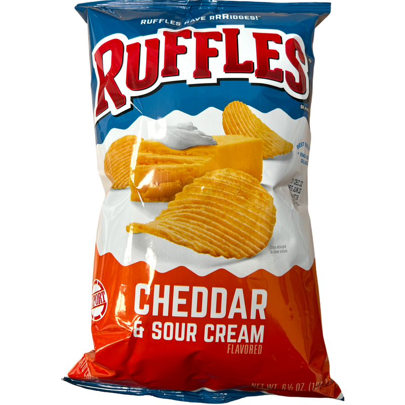 Ruffles Sour Cream & Cheddar Potato Chips 184.2g
