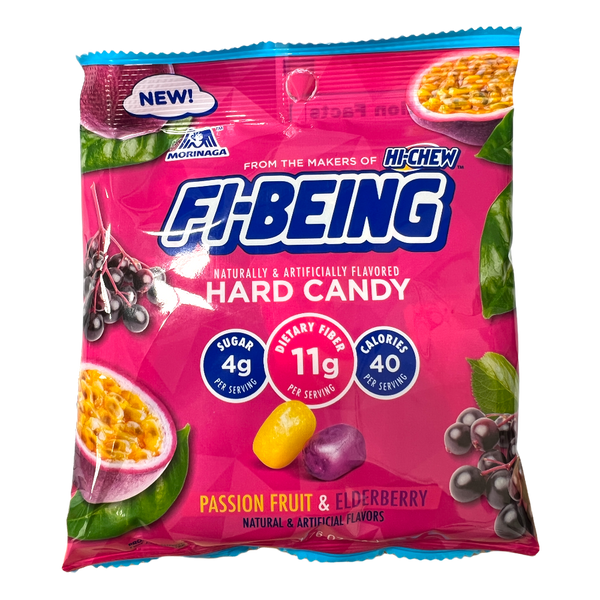 Hi-Chew Fi-Being Hard Candy 85g (Passion Fruit & Elderberry) (Best Before Date 02/02/2024)