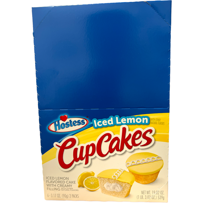 Hostess Iced Lemon Cup Cakes 539g Big Box