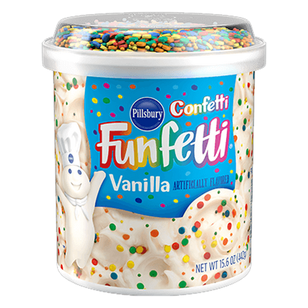 Pillsbury Confetti Funfetti Vanilla Frosting 442g