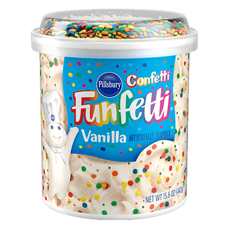 Pillsbury Confetti Funfetti Vanilla Frosting 442g