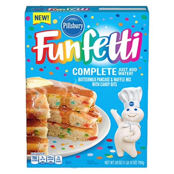 Pillsbury Funfetti Complete Buttermilk Pancake & Waffle Mix 794g(Best Before Date 22/09/2025)