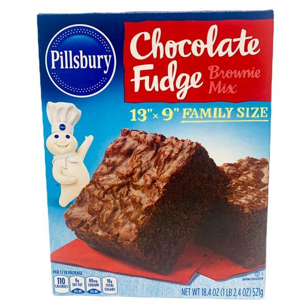 Pillsbury Chocolate Fudge Brownie Mix 521g (Best Before Date 10/25)