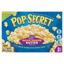 Pop Secret Movie Theater Butter Microwave Popcorn 272g-(3 x 90g)