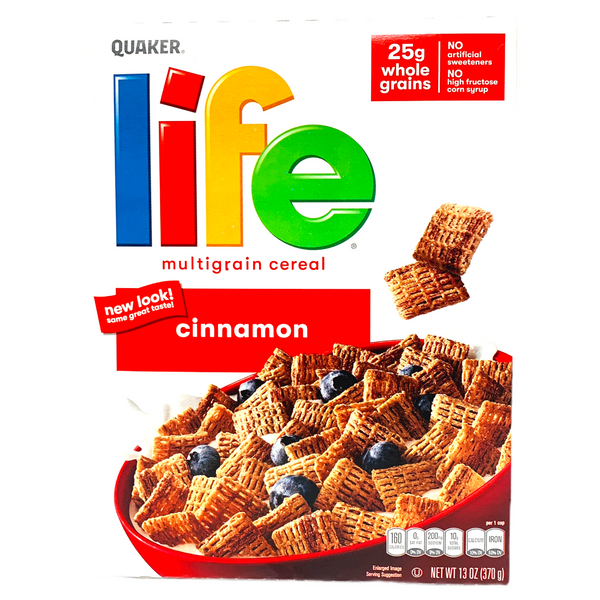 Quaker Cinnamon Life Multigrain Cereal 370g