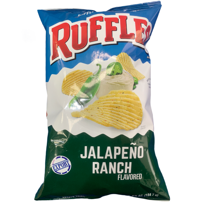 Ruffles Jalapeno Ranch Potato Chips 184.2g