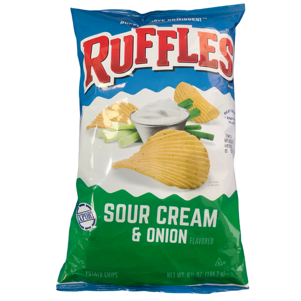 Ruffles Sour Cream & Onion Potato Chips 184.2g