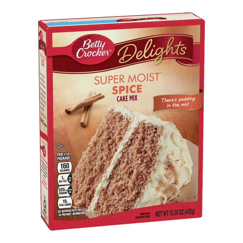 Betty Crocker Delights Super Moist Spice Cake Mix 375g