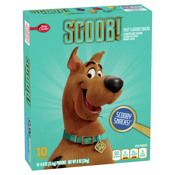 Betty Crocker Scooby-Doo! Fruit Flavoured Snacks 141g sold by American Grocer in the UK