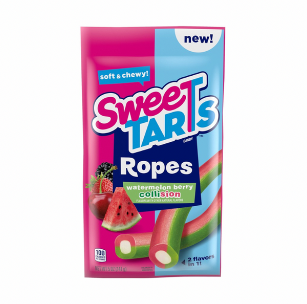 Sweetarts Watermelon Berry Collison Soft & Chewy Ropes 141g
