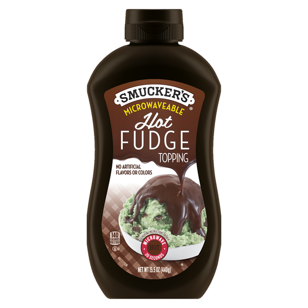 Smucker's Microwaveable Hot Fudge Topping 440g (Best Before Date 01/03/2024)