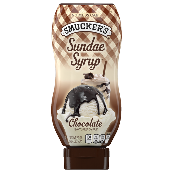 Smucker's Sundae Chocolate Flavoured Syrup 567g (Best Before Date 12/01/2024)