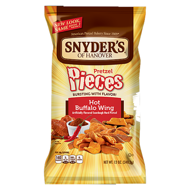Snyder's Hot Buffalo Wing Pieces Pretzel 319g