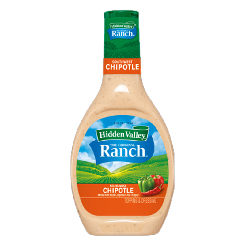 Hidden Valley Original Ranch Southwest Chipotle Topping & Dressing 473ml