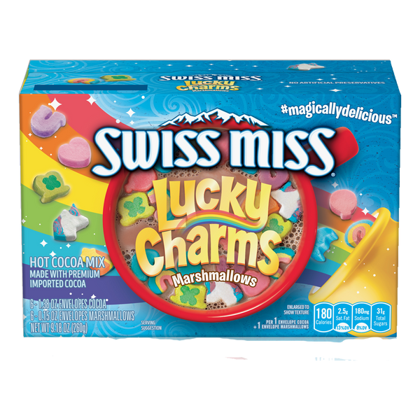Swiss Miss Lucky Charms Marshmallows Hot Cocoa Mix 260g