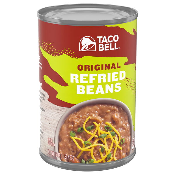 Taco Bell Original Refried Beans 454g (Best Before Date 05/01/2024)