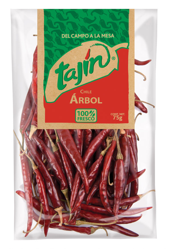 Tajin Arbol Dried Chilli Peppers 75g