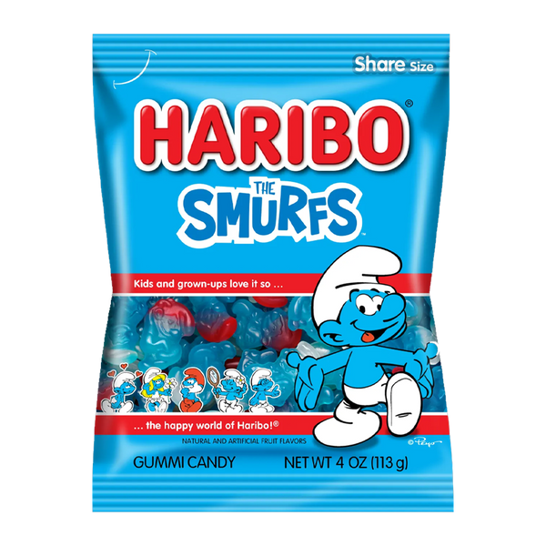 Haribo The Smurfs Gummi Candy 113g