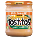 Tostitos Medium Salsa Con Queso 425.2g (orange top)