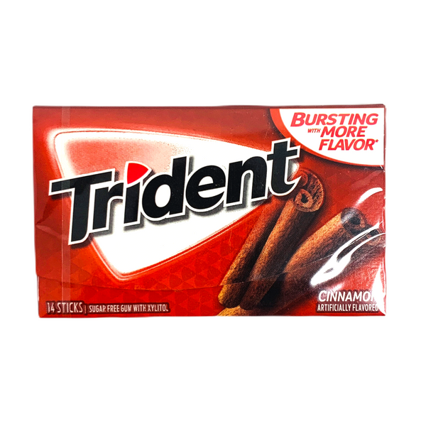 Trident Cinnamon Sugar Free Gum 14 Sticks