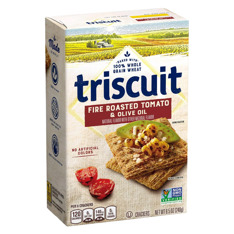 Nabisco Triscuit Fire Roasted Tomato & Olive Oil Crackers 240g