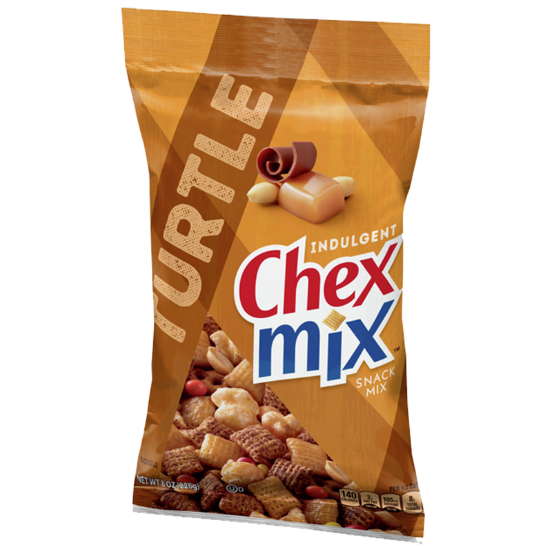 Chex Mix Indulgent Turtle Snack Mix 226g sold by American Grocer in the UK