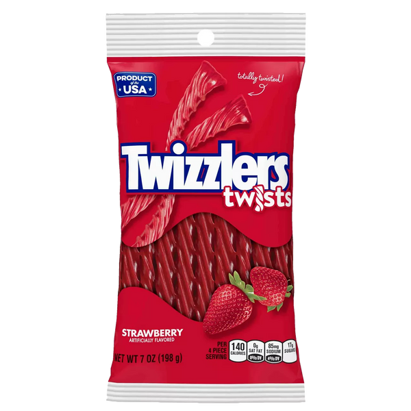 Twizzlers Strawberry Twists Candy 198g