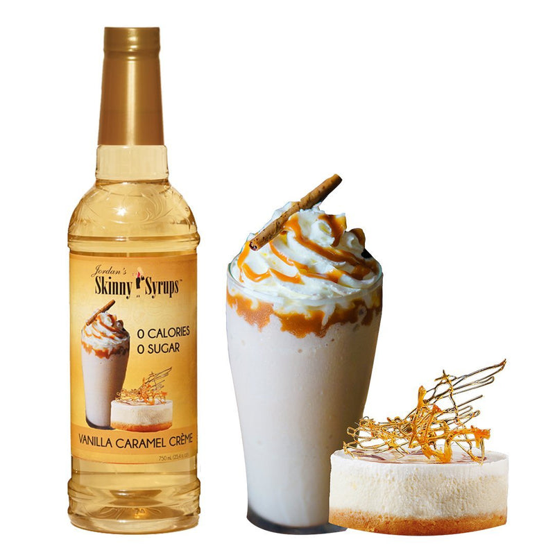 Skinny Sugar Free Vanilla Caramel Creme Syrup 750ml