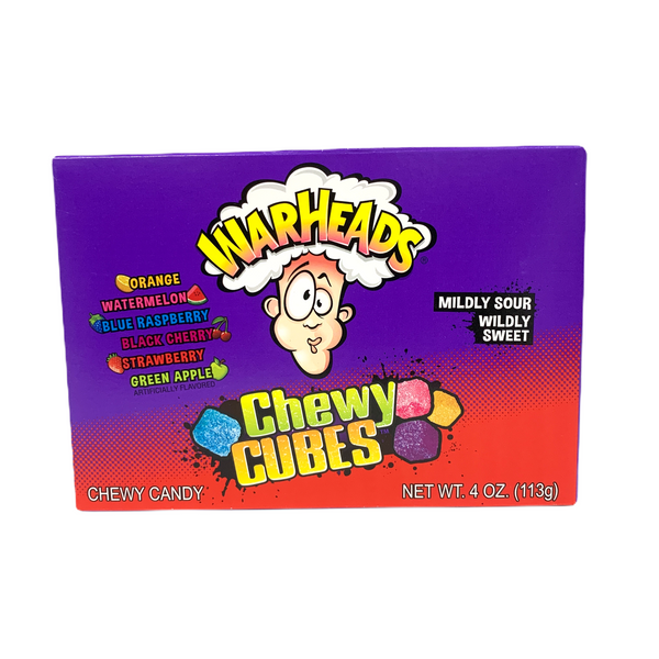 Warheads Chewy Cubes Candy Box 113g