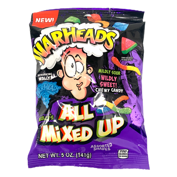 Warheads All Mixed Up Assorted Shapes Candy 141g