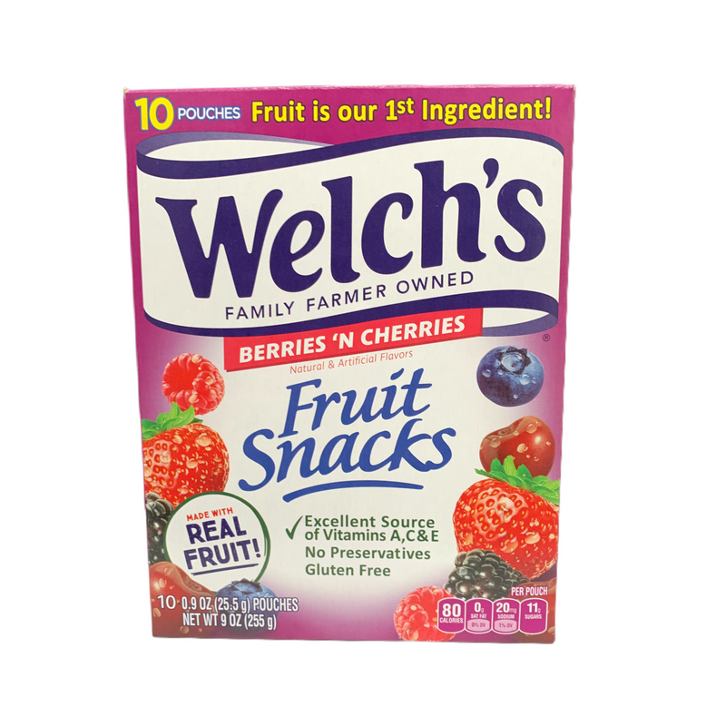 Welch's Berries n' Cherries Fruit Snacks 227g
