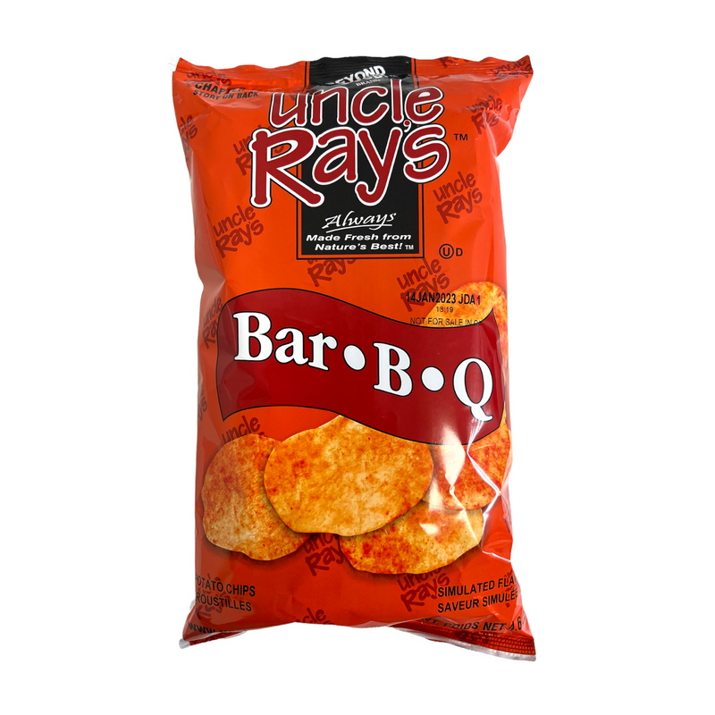 Uncle Ray's BBQ Flavoured Potato Chips 127.5g