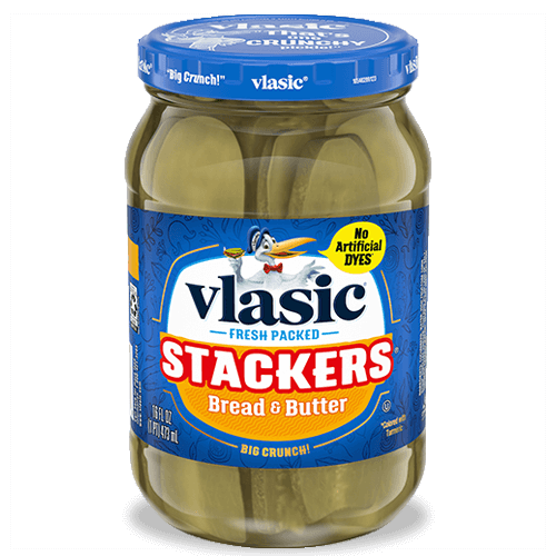 Vlasic Fresh Packed Stackers Bread & Butter Pickle 473ml