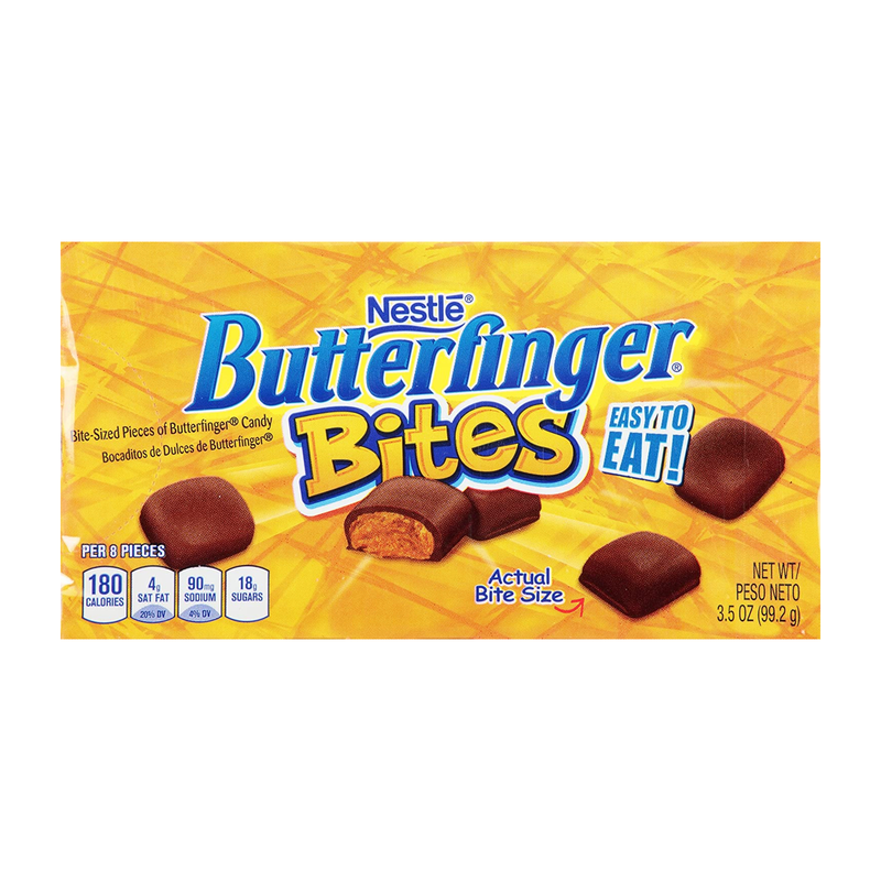 Nestle Butterfinger Bites On the Go Concession Box 99.2g