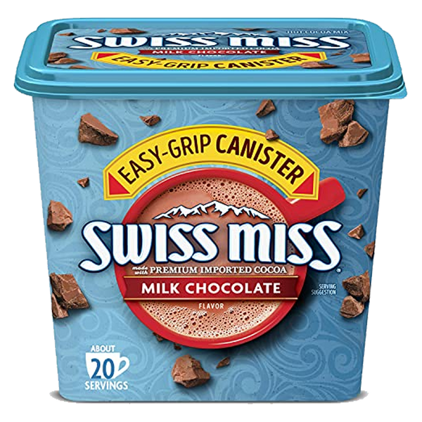 Swiss Miss Milk Chocolate Hot Cocoa Mix Canister 629g