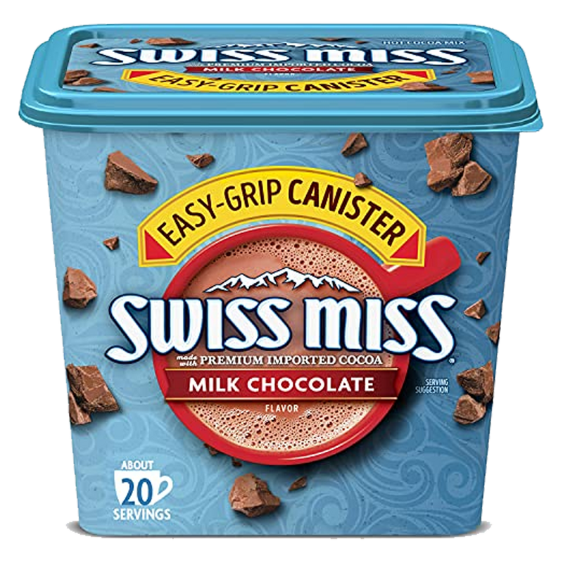 Swiss Miss Milk Chocolate Hot Cocoa Mix Canister 1.08kg