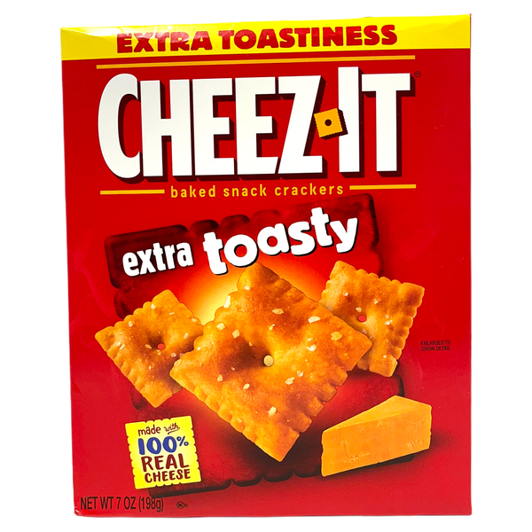 Cheez-It Extra Toasty Baked Snack Crackers 198g sold by American Grocer in the UK