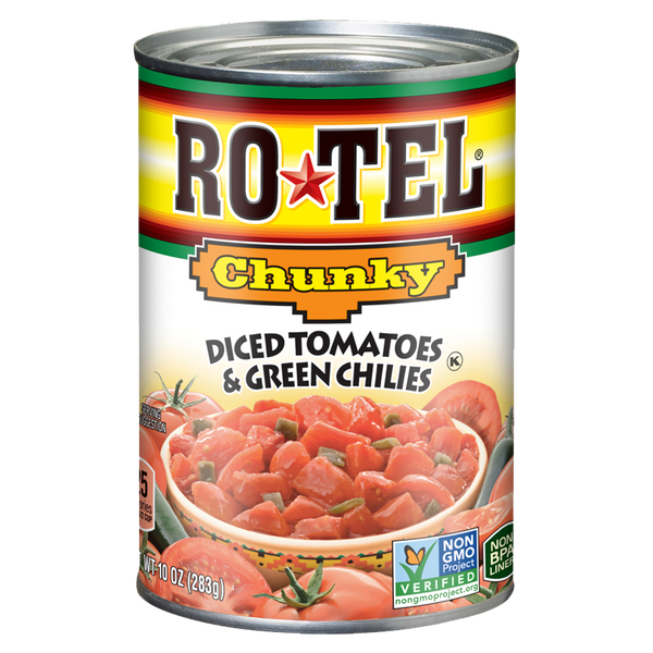 Ro-Tel Chunky Diced Tomatoes & Green Chilies 283g(BEST BEFORE 11/05/2025)